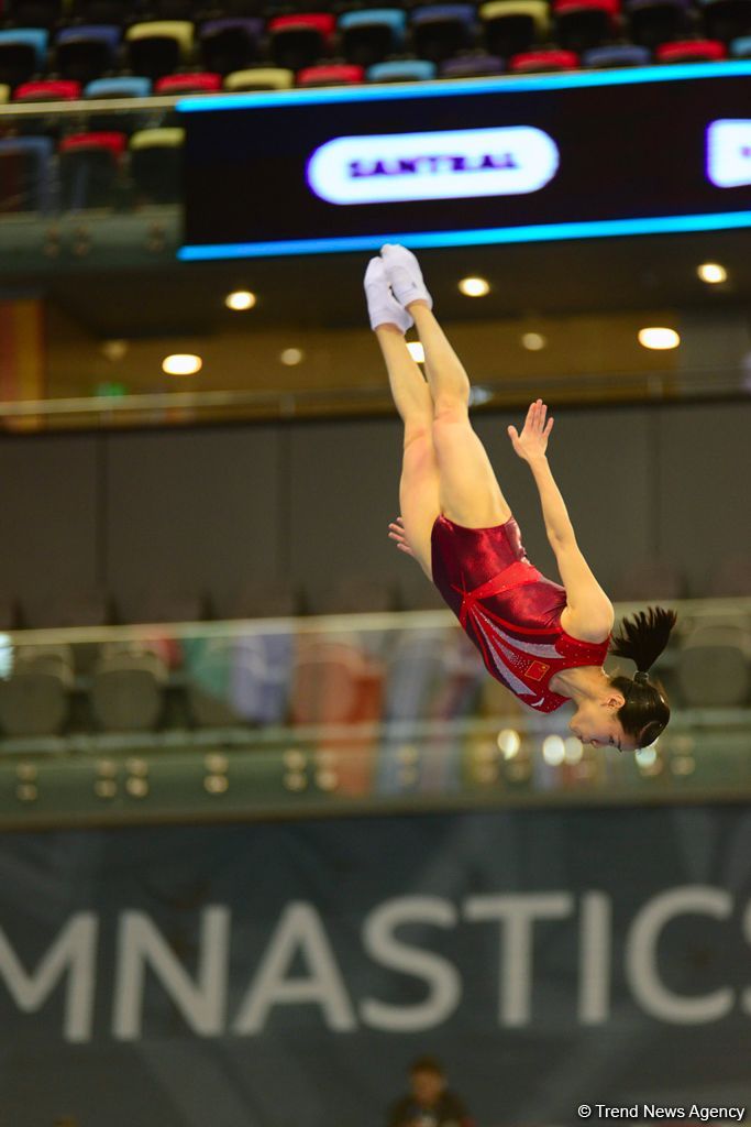 Bakıda batut gimnastikası və tamblinq üzrə Dünya Kubokundan ən maraqlı anlar (FOTO)