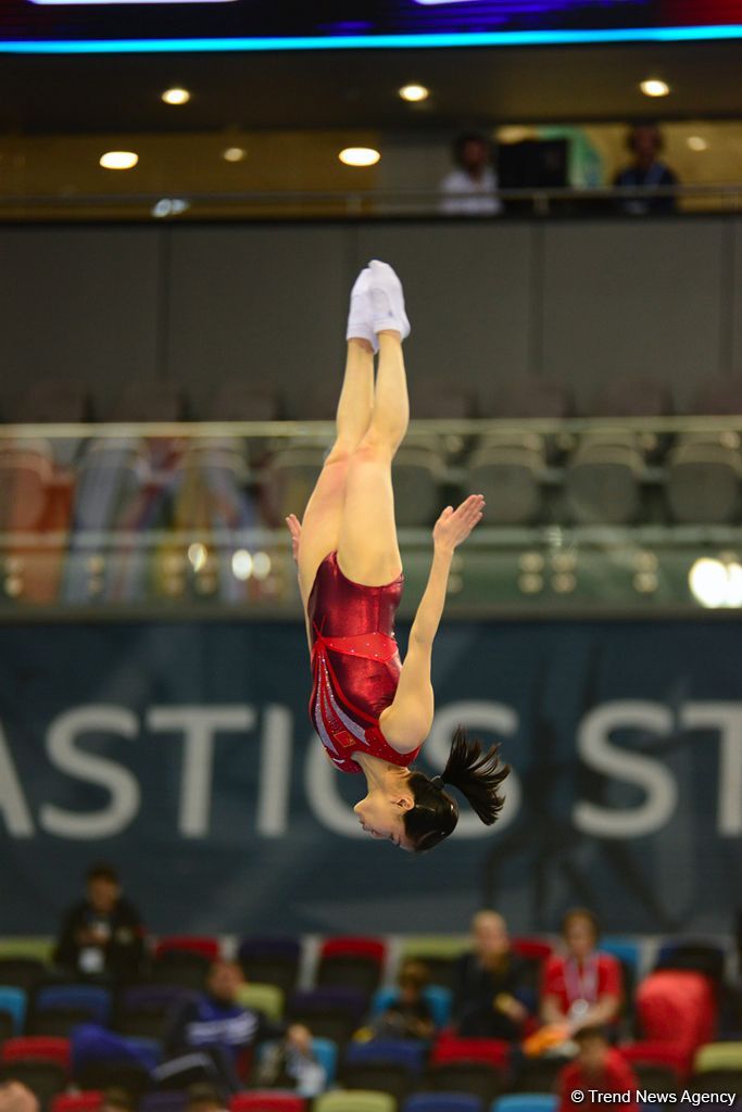 Bakıda batut gimnastikası və tamblinq üzrə Dünya Kubokundan ən maraqlı anlar (FOTO)