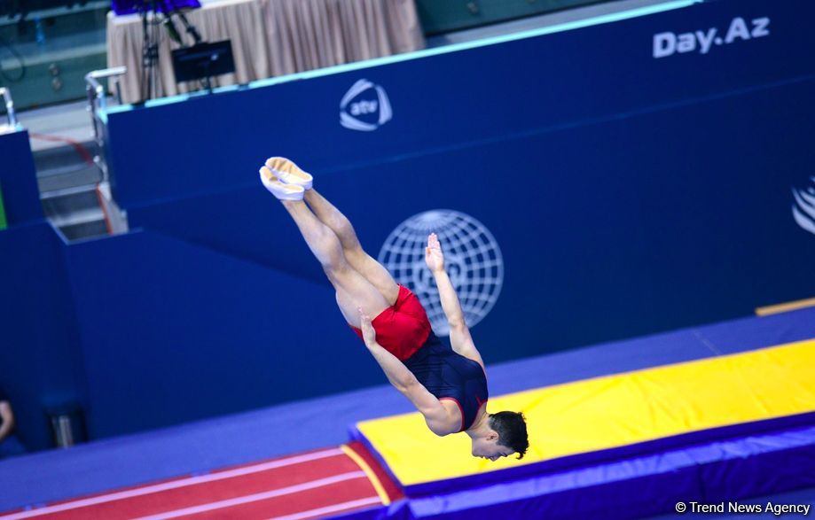 Bakıda batut gimnastikası və tamblinq üzrə Dünya Kubokundan ən maraqlı anlar (FOTO)