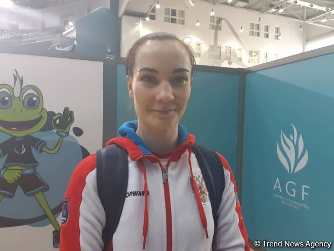 Rusiya gimnastı: Dünya Kubokunun təşkilatçılığı yüksək səviyyədədir, hər şey məni qane edir