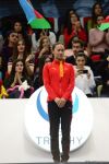 Batut gimnastikasında fərdi proqramda qaliblər və mükafatçıların mükafatlandırma mərasimi olub (FOTO)