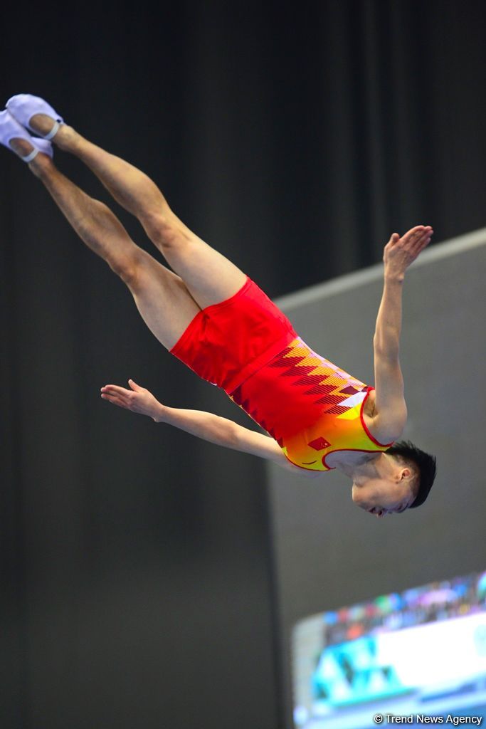 Bakıda batut gimnastikası və tamblinq üzrə Dünya Kubokunda final yarışları davam edir (FOTOREPORTAJ)