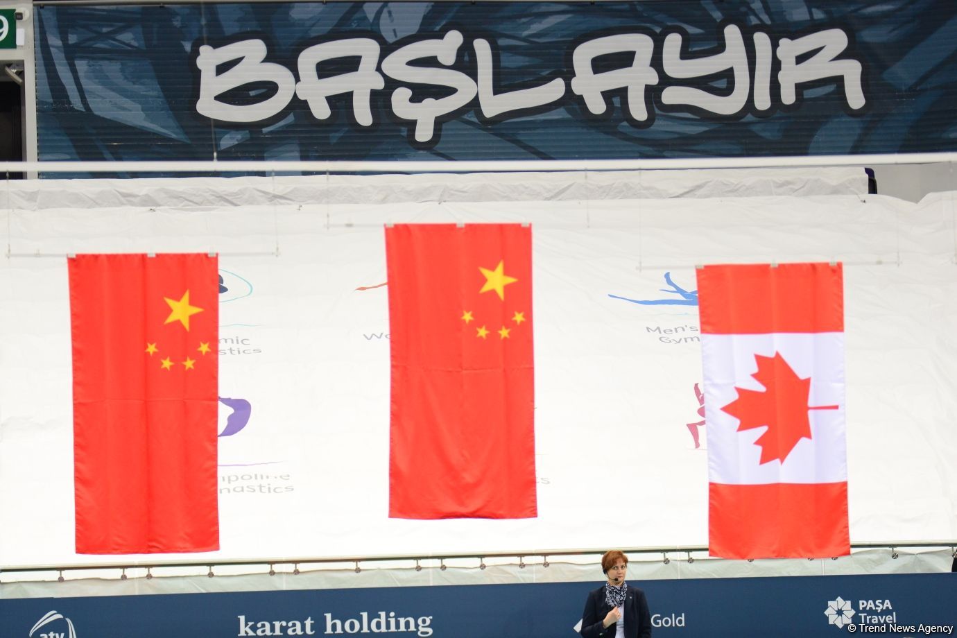 Batut gimnastikasında fərdi proqramda qaliblər və mükafatçıların mükafatlandırma mərasimi olub (FOTO)