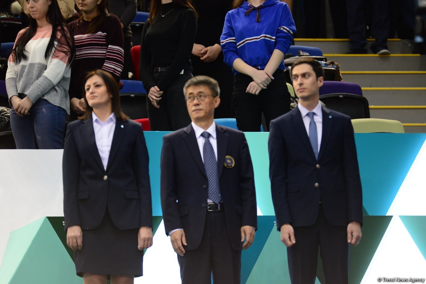 Batut gimnastikasında fərdi proqramda qaliblər və mükafatçıların mükafatlandırma mərasimi olub (FOTO)