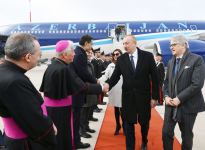 Azərbaycan Prezidenti İlham Əliyev İtaliyaya dövlət səfərinə gəlib (FOTO)