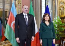 Azərbaycan Prezidenti İlham Əliyev İtaliya Senatının Sədri ilə görüşüb (FOTO)