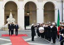 Prezident İlham Əliyevin İtaliya Nazirlər Şurasının Sədri Cüzeppe Konte ilə görüşü olub (FOTO)