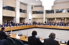 Prezident İlham Əliyev Romada Azərbaycan-İtaliya biznes forumunda iştirak edib (FOTO) (YENİLƏNİB)