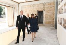 Prezident İlham Əliyev və birinci xanım Mehriban Əliyeva Romada Azərbaycan Mədəniyyət Mərkəzi üçün nəzərdə tutulan bina ilə tanış olublar (FOTO)