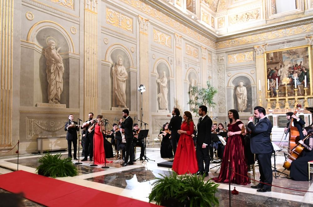 İtaliyada Azərbaycan Mədəniyyət İlinin açılışı münasibətilə konsert proqramı təqdim olunub (FOTO)