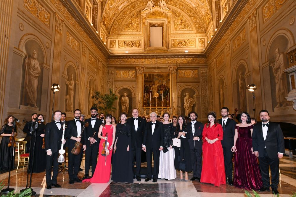 İtaliyada Azərbaycan Mədəniyyət İlinin açılışı münasibətilə konsert proqramı təqdim olunub (FOTO)