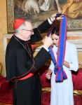 Birinci vitse-prezident Mehriban Əliyeva Papa Cəngavər Ordeninin ən ali dərəcəsinə layiq görülüb (FOTO)