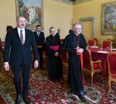 Prezident İlham Əliyevin Vatikanda Müqəddəs Taxt-Tacın dövlət katibi kardinal Pietro Parolin ilə görüşü olub (FOTO) (YENILƏNİB)