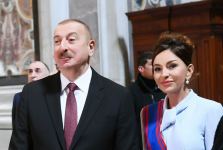 Prezident İlham Əliyev və birinci xanım Mehriban Əliyeva Vatikanda Sikstin Kapellası və Müqəddəs Pyotr Kilsəsi ilə tanış olublar (FOTO)