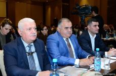 Bakıda məcburi köçkün qadınları ilə bağlı beynəlxalq konfrans keçirilib (FOTO)