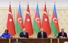 Azərbaycan-Türkiyə sənədləri imzalanıb (FOTO) (YENİLƏNİB)