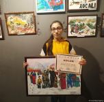 “Xocalı - şəhid şəhər” adlı respublika uşaq rəsm müsabiqəsinin yekun sərgisi keçirilib (FOTO)