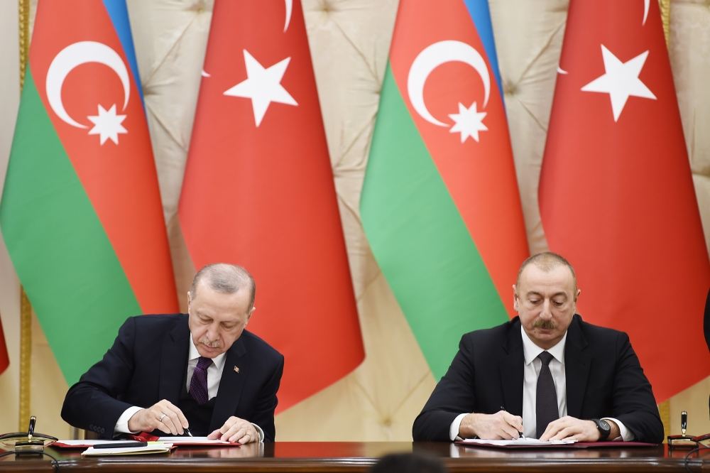 Azərbaycan-Türkiyə sənədləri imzalanıb (FOTO) (YENİLƏNİB)