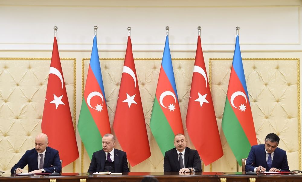 Azərbaycan-Türkiyə sənədləri imzalanıb (FOTO) (YENİLƏNİB)