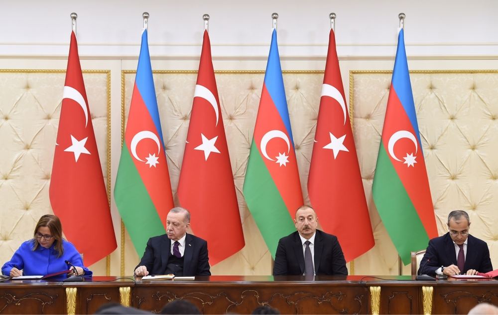 Azərbaycan-Türkiyə sənədləri imzalanıb (FOTO) (YENİLƏNİB)