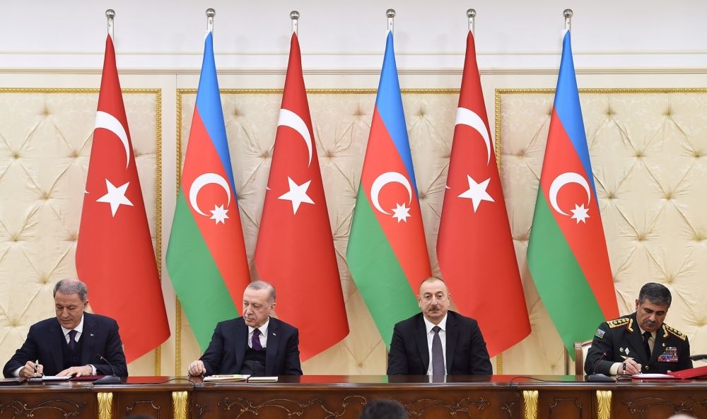 Azərbaycan-Türkiyə sənədləri imzalanıb (FOTO) (YENİLƏNİB)