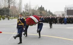 Prezident İlham Əliyev və birinci xanım Mehriban Əliyeva Xocalı soyqırımı qurbanlarının xatirəsini anım mərasimində iştirak ediblər (FOTO) (YENİLƏNİB)