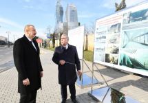 Prezident İlham Əliyev Heydər Əliyev prospekti ilə Zəki Məmmədov küçəsinin kəsişməsindəki yeraltı piyada keçidinin açılışında iştirak edib (FOTO) (YENİLƏNİB)