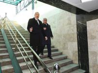 Prezident İlham Əliyev Heydər Əliyev prospekti ilə Zəki Məmmədov küçəsinin kəsişməsindəki yeraltı piyada keçidinin açılışında iştirak edib (FOTO) (YENİLƏNİB)