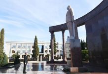 Prezident İlham Əliyev Şəmkir rayonuna səfərə gəlib (FOTO)