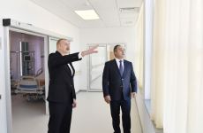 Prezident İlham Əliyev Goranboy Rayon Mərkəzi Xəstəxanasının açılışında iştirak edib (FOTO) (YENİLƏNİB)