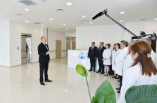 Prezident İlham Əliyev Goranboy Rayon Mərkəzi Xəstəxanasının açılışında iştirak edib (FOTO) (YENİLƏNİB)