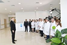Prezident İlham Əliyev Goranboy Rayon Mərkəzi Xəstəxanasının açılışında iştirak edib (FOTO) (YENİLƏNİB)