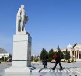 Prezident İlham Əliyev Goranboy rayonuna səfərə gəlib (FOTO)