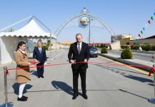 Prezident İlham Əliyev Qızılhacılı-Goranboy-Goran-Rəhimli-Veyisli-Qazanbulaq-Borsunlu yolunun açılışında iştirak edib (FOTO) (YENİLƏNİB)