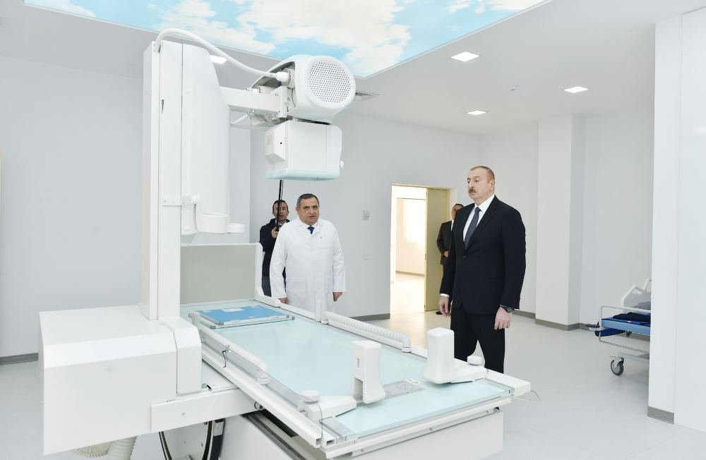 Prezident İlham Əliyev Goranboy Rayon Mərkəzi Xəstəxanasının açılışında iştirak edib (FOTO) (YENİLƏNİB)