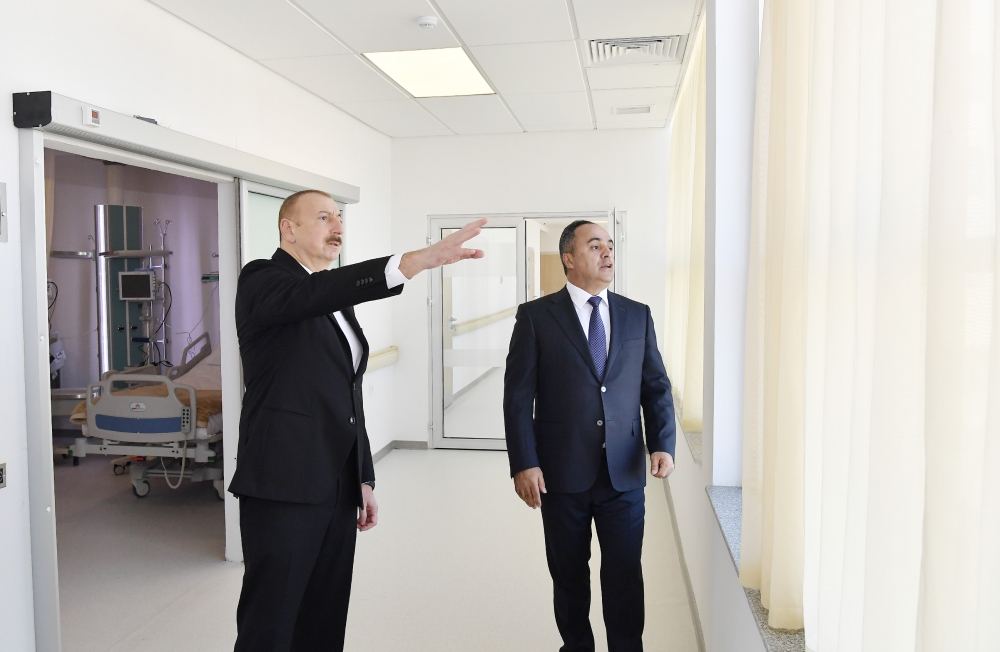 Prezident İlham Əliyev Goranboy Rayon Mərkəzi Xəstəxanasının açılışında iştirak edib (FOTO) (YENİLƏNİB)