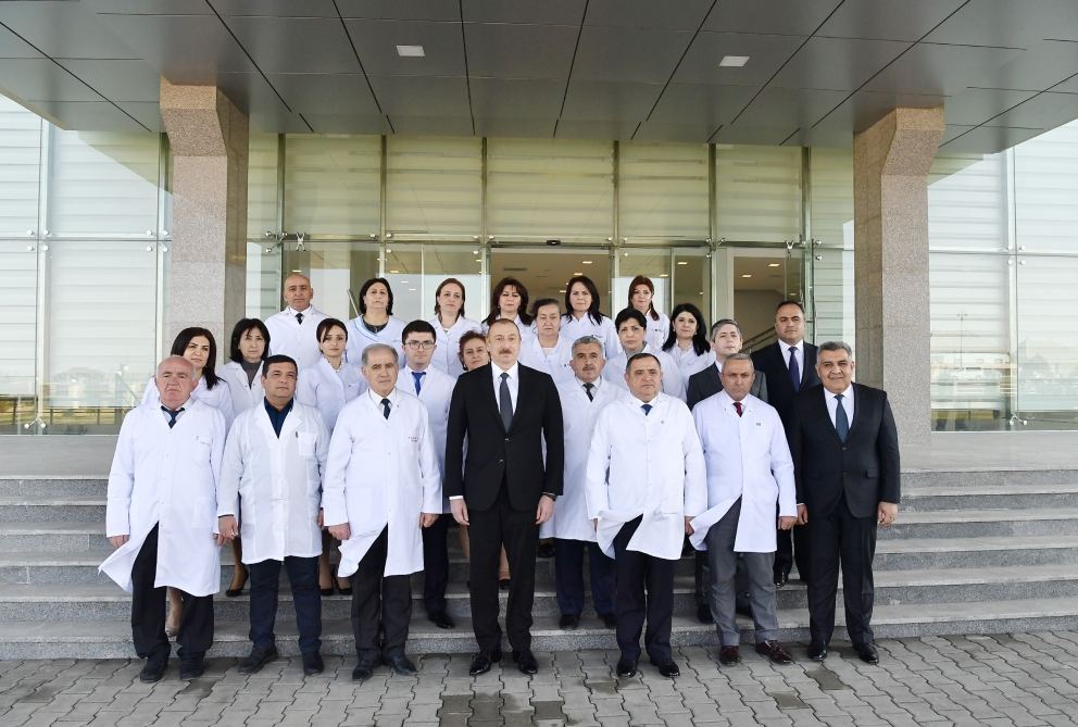 Prezident İlham Əliyev Goranboy Rayon Mərkəzi Xəstəxanasının açılışında iştirak edib (FOTO) (YENİLƏNİB)