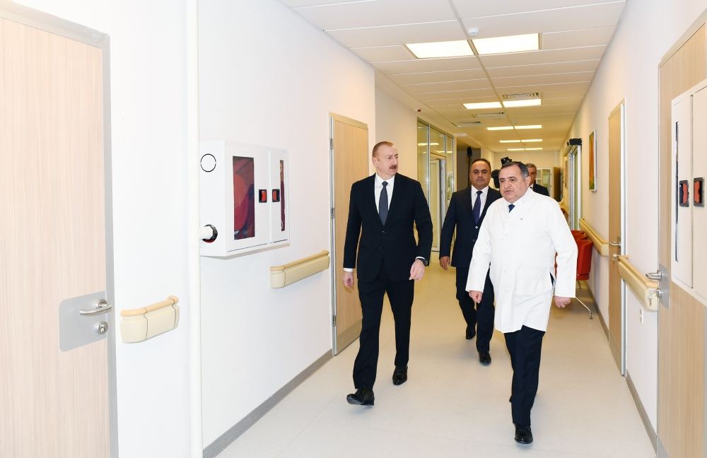 Prezident İlham Əliyev Goranboy Rayon Mərkəzi Xəstəxanasının açılışında iştirak edib (FOTO) (YENİLƏNİB)