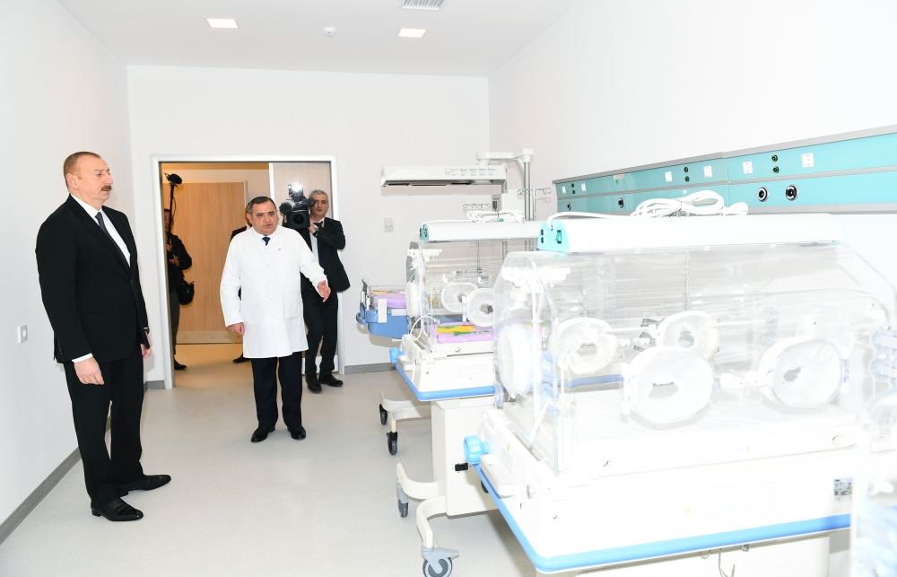 Prezident İlham Əliyev Goranboy Rayon Mərkəzi Xəstəxanasının açılışında iştirak edib (FOTO) (YENİLƏNİB)