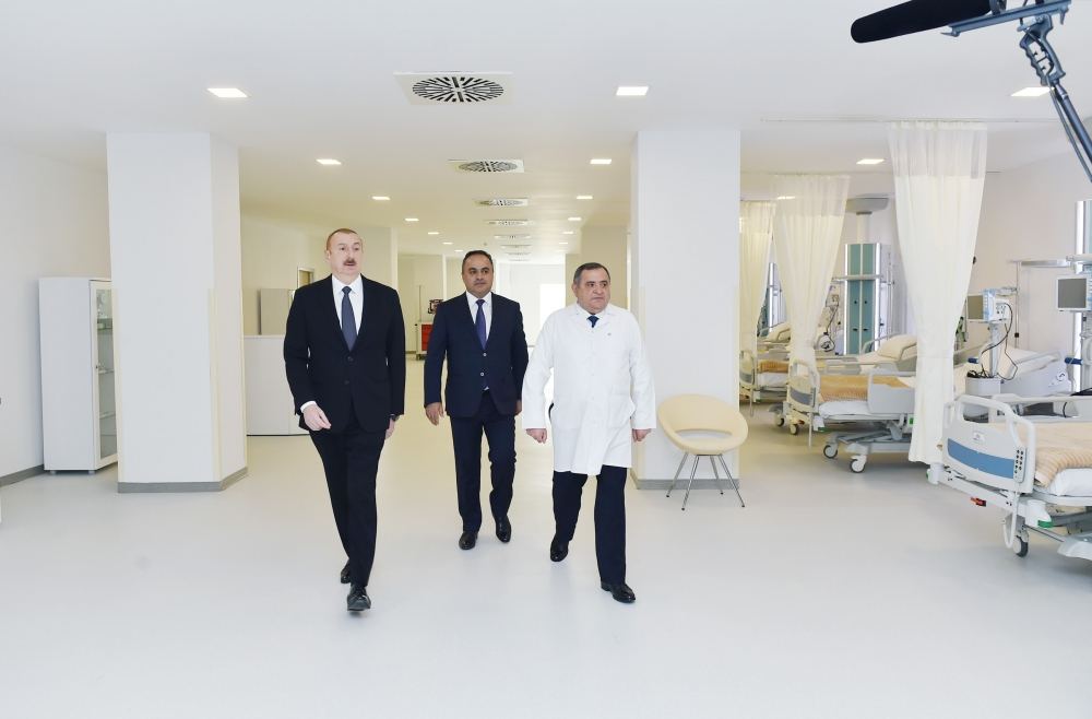 Prezident İlham Əliyev Goranboy Rayon Mərkəzi Xəstəxanasının açılışında iştirak edib (FOTO) (YENİLƏNİB)