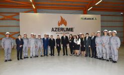 Prezident İlham Əliyev Qazaxda əhəng zavodunun açılışında iştirak edib (FOTO/VİDEO) (YENİLƏNİB)