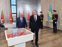 Prezident İlham Əliyev Tovuzda Dövlət Rəmzləri Muzeyinin açılışında iştirak edib (FOTO) (YENİLƏNİB)