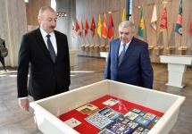 Prezident İlham Əliyev Tovuzda Dövlət Rəmzləri Muzeyinin açılışında iştirak edib (FOTO) (YENİLƏNİB)