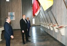 Prezident İlham Əliyev Tovuzda Dövlət Rəmzləri Muzeyinin açılışında iştirak edib (FOTO) (YENİLƏNİB)
