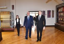 Prezident İlham Əliyev “Azərxalça” ASC-nin Ağstafa filialının fəaliyyəti ilə tanış olub (FOTO) (YENİLƏNİB)