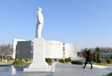 Prezident İlham Əliyev Ağstafa rayonuna səfərə gəlib (FOTO)