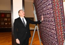 Prezident İlham Əliyev “Azərxalça” ASC-nin Tovuz filialının fəaliyyəti ilə tanış olub (FOTO) (YENİLƏNİB)