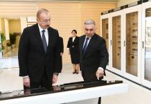 Prezident İlham Əliyev “Ağstafa” elektrik yarımstansiyasının yenidənqurmadan sonra açılışında iştirak edib (FOTO) (YENİLƏNİB)