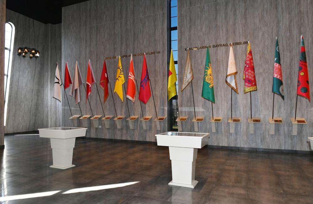 Prezident İlham Əliyev Tovuzda Dövlət Rəmzləri Muzeyinin açılışında iştirak edib (FOTO) (YENİLƏNİB)