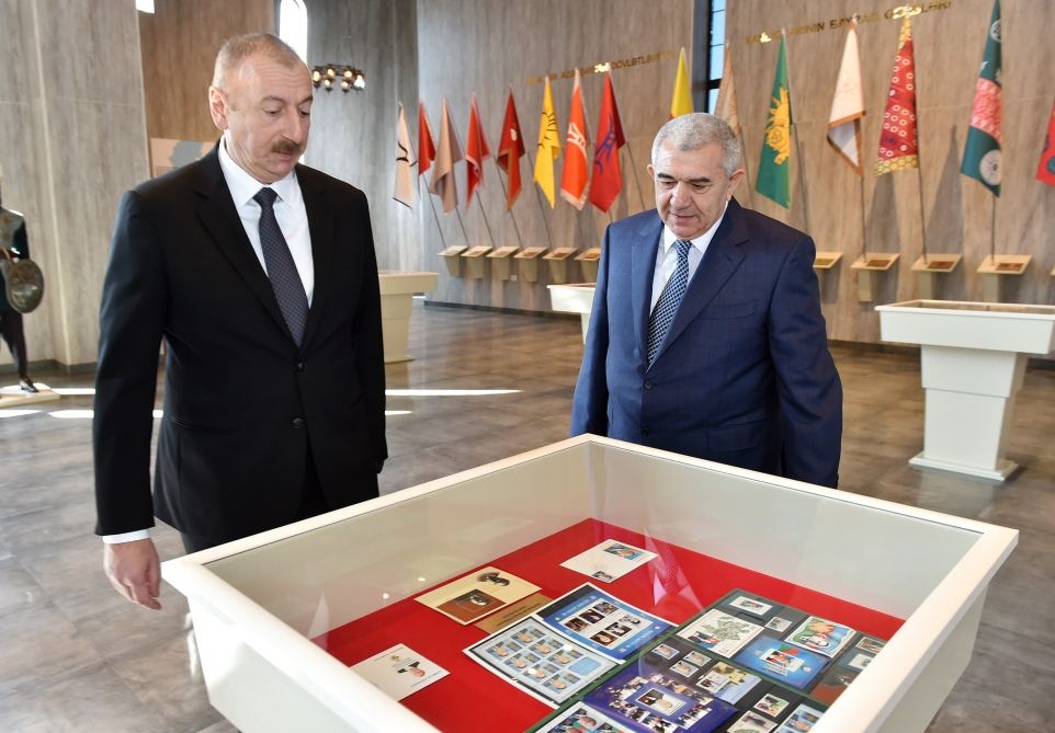 Prezident İlham Əliyev Tovuzda Dövlət Rəmzləri Muzeyinin açılışında iştirak edib (FOTO) (YENİLƏNİB)